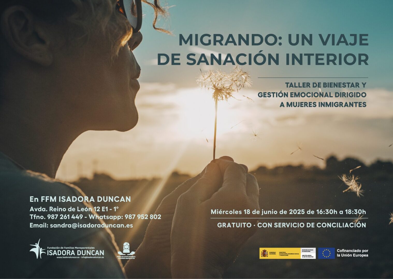 Migrando: un viaje de sanación interior. Taller de bienestar y gestión emocional dirigido a mujeres inmigrantes